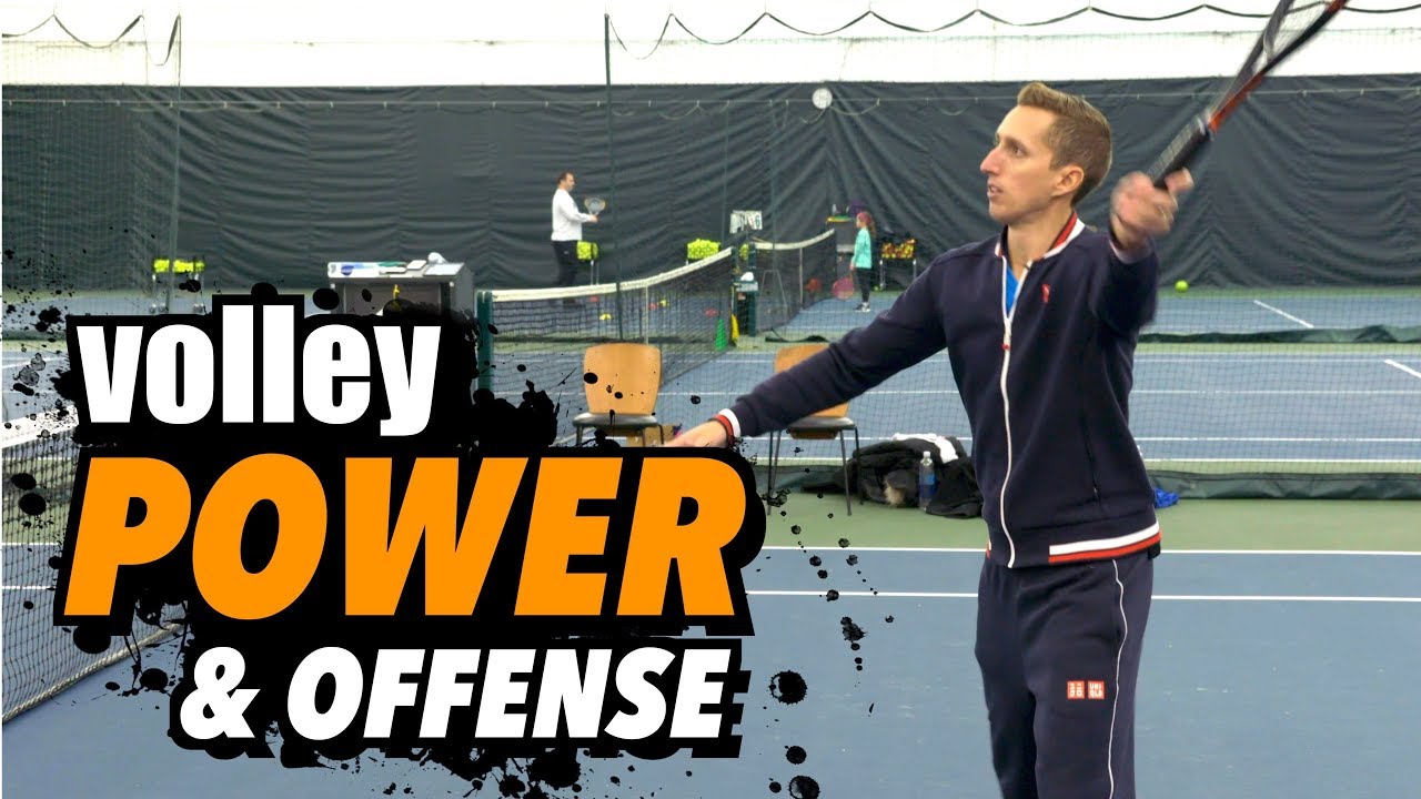 How to Put Away Volleys - Tennis Lesson - Power & Offense