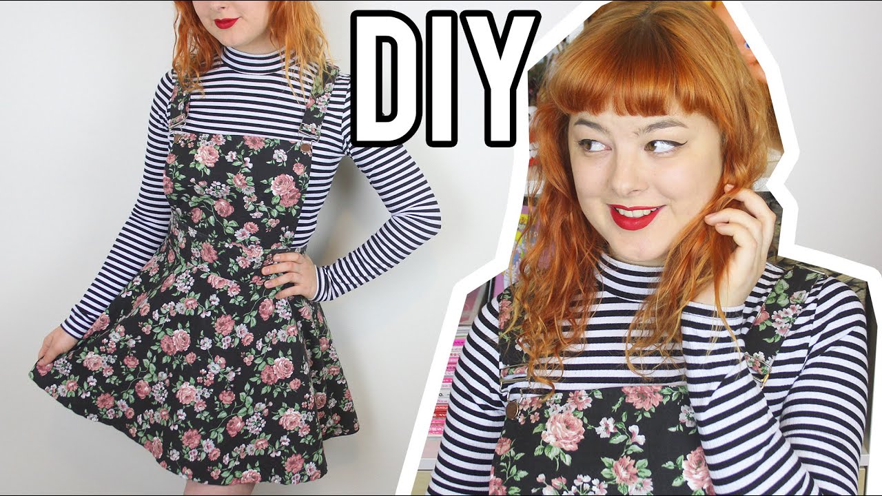 DIY Pinafore - With Adjustable Straps! | Make Thrift Buy #24