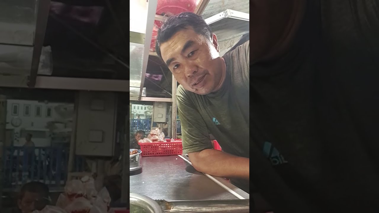 cơm tấm sườn bì 22k bán tại ngã tư lộ ngang bình đức mỹ tho.   vinhhoi.vlog660