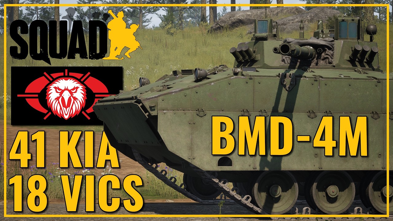18 Vehicles Destroyed with the BMD-4M | Squad Gameplay