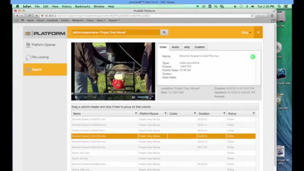 Platform Series 4 Workflow Demonstration
