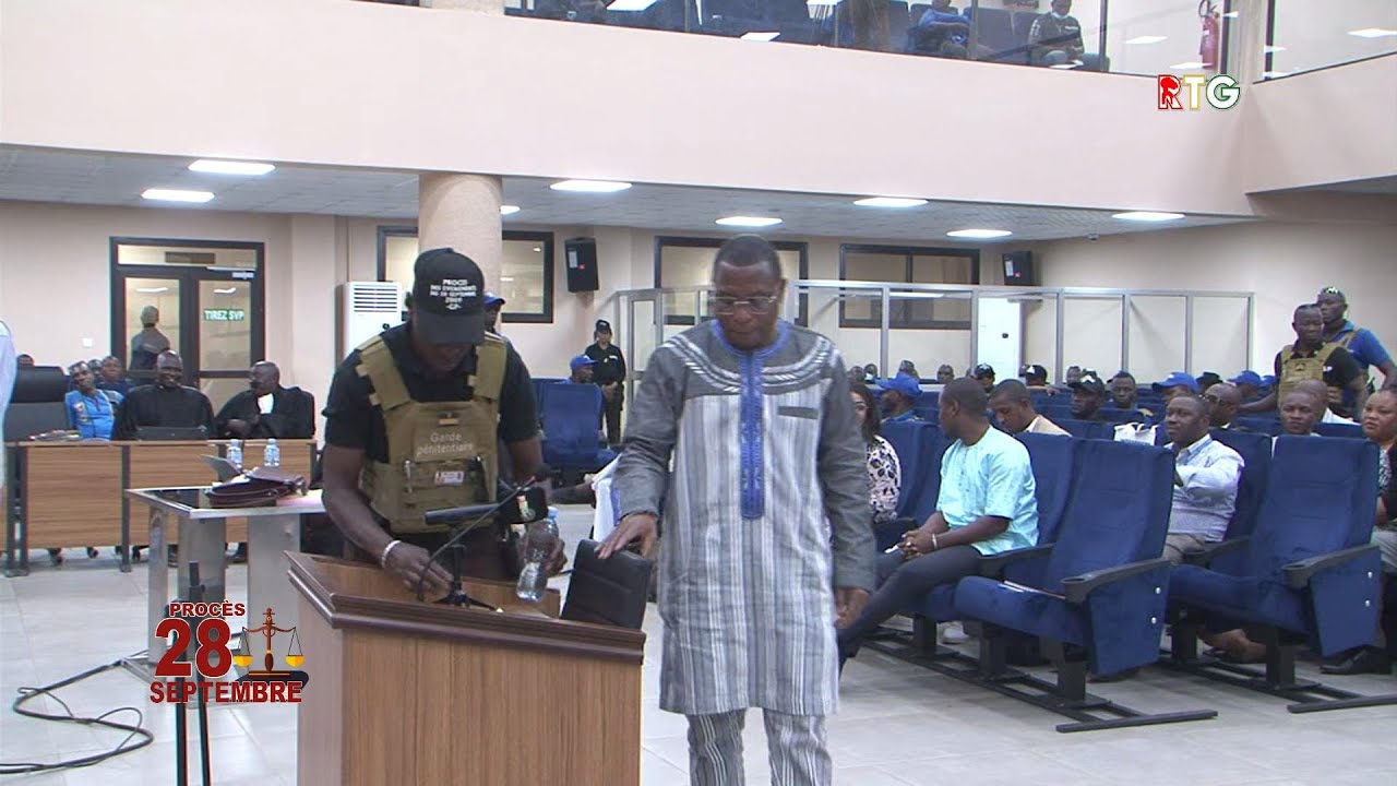 MOUSSA DADIS CAMARA A LA BARRE.  A SUIVRE CE PASSAGE  SUR LA RTG GUINEE 224