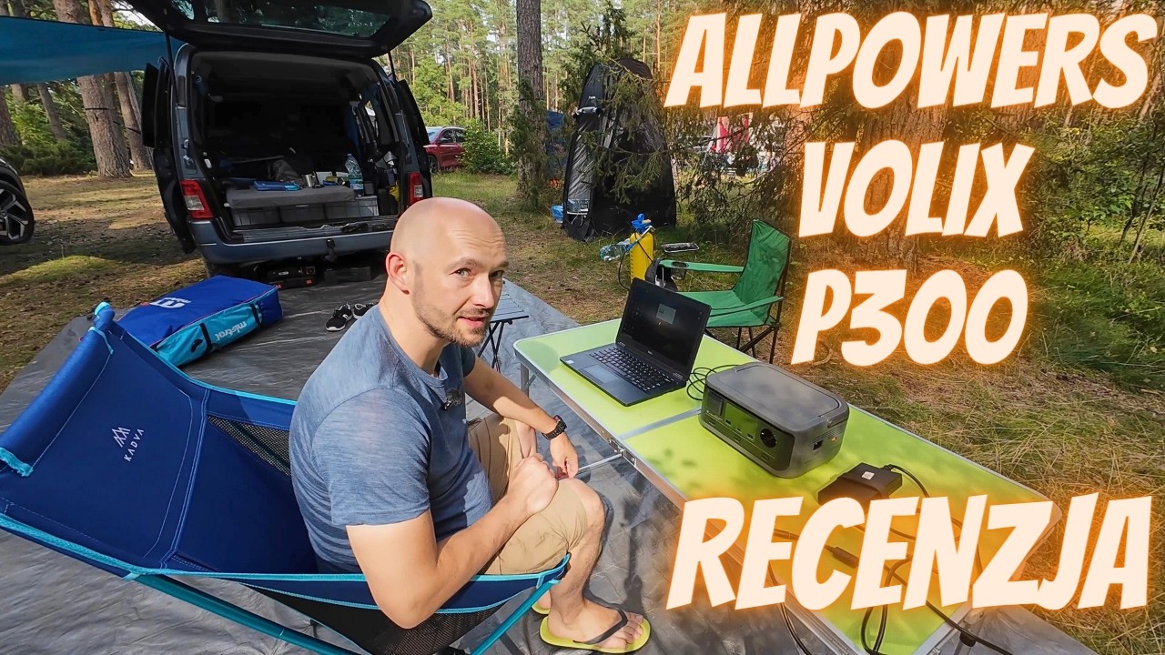 ALLPOWERS VOLIX P300 + SOLAX SE100 RECENZJA TESTY NA KEMPINGU CZ. 2