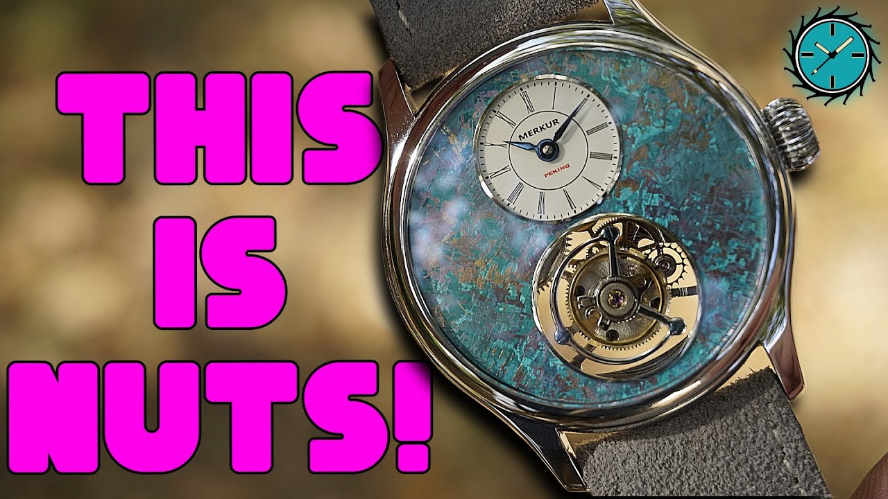 A true Tourbillon with an insane dial shouldn't cost $220 [merkur tourbillon review]