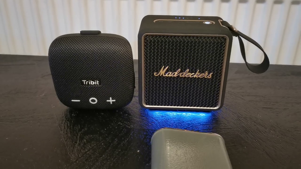 Maddeckers MGII speaker vs Tribit Stormbox Micro 2 sound test 2