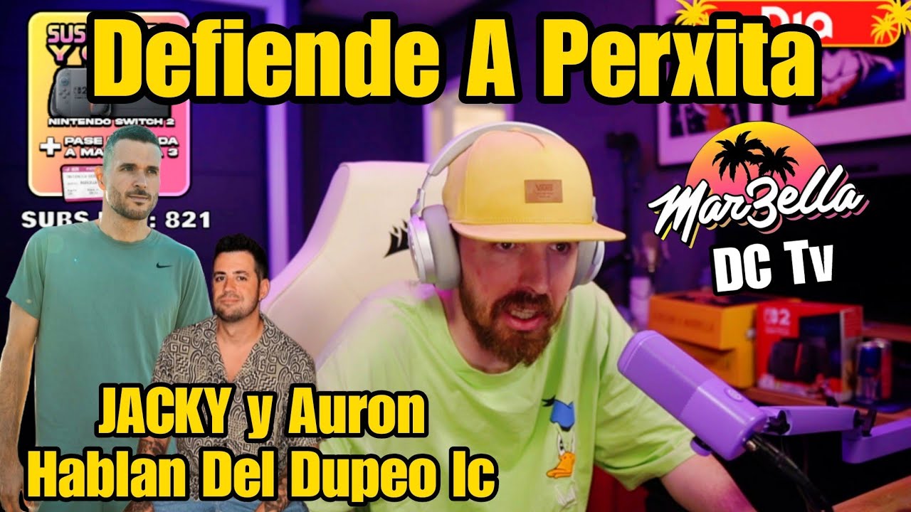 AURONPLAY y JACKY hablan del DUPEO IC, JACKY DEFIENDE a PERXITA,  Marbella 3 