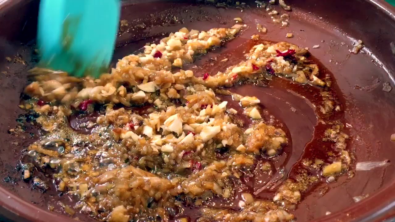 Espaguetis amb llagostins del Racó