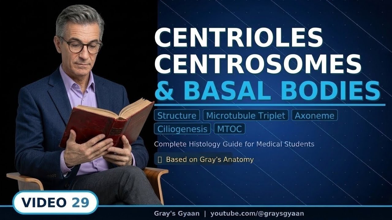 Centrioles, Centrosomes & Basal Bodies | MBBS | Video 29 | @GraysGyaan 