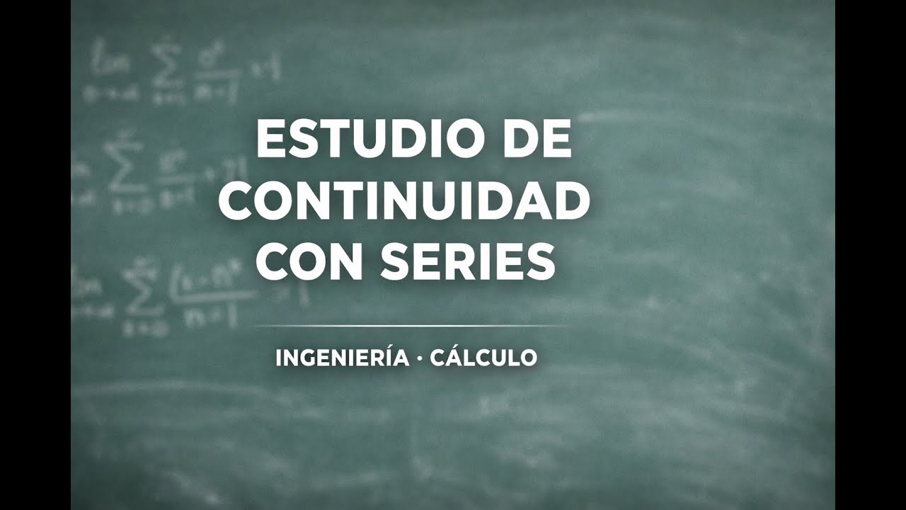 👉 Continuidad con series de Maclaurin | Ejercicio típico de Cálculo en GITI (ICAI)