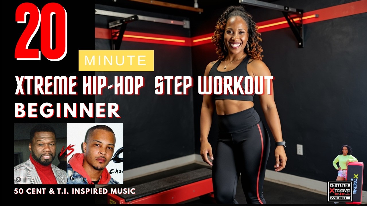 20-минутная экстремальная домашняя тренировка в стиле хип-хоп | Атмосфера 50 Cent и T.I. заставит...