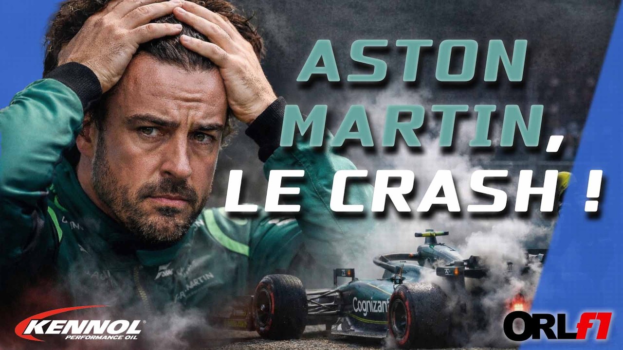 Aston Martin, le crash !⎜ORLF1-077