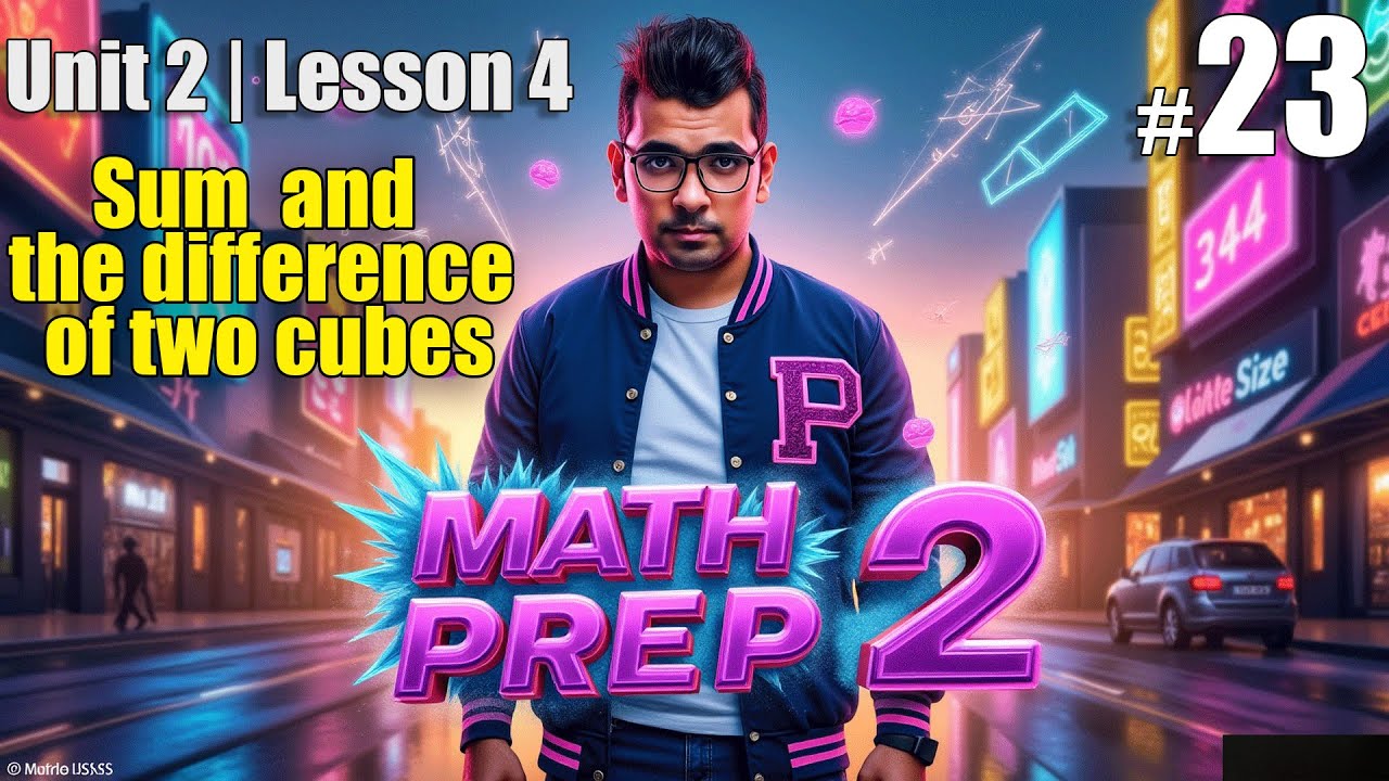 Math |Prep 2|  | Sum of two cubes and the difference between them | أسهل درس 👏