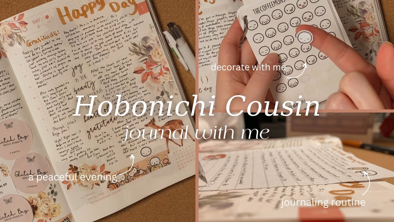 Journal with me in Hobonichi Cousin | How I use daily pages in the Hobonichi Cousin