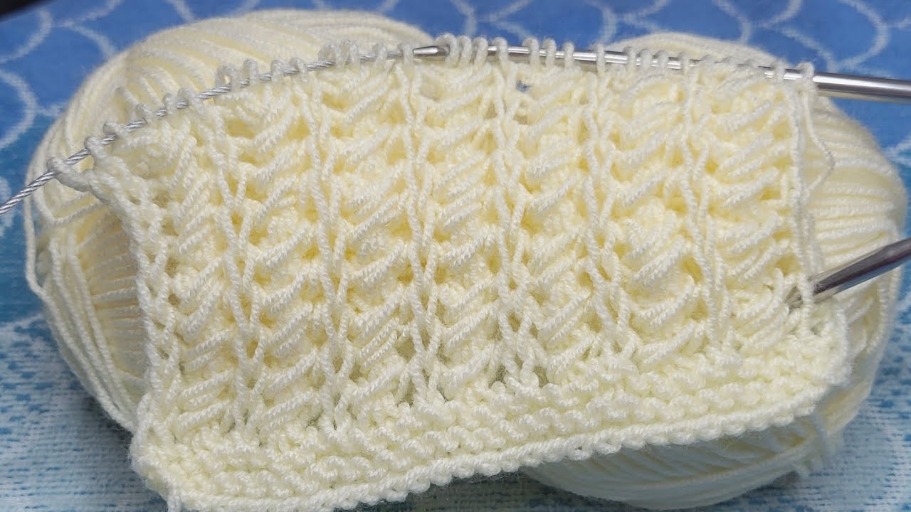 Ada örgü modeli / Kolay örgü modeli #knitting #crochet #узорыспицами 