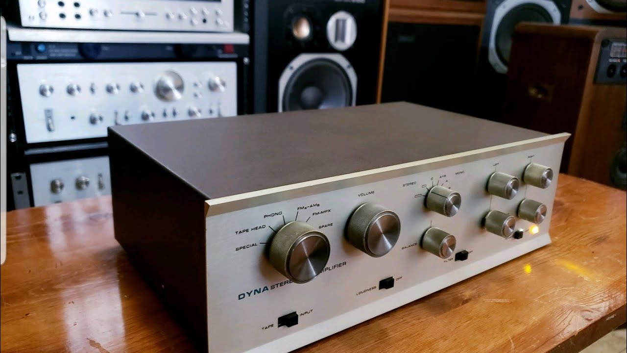 Dynaco PAS Stereo ECC83 Tube Preamplifier