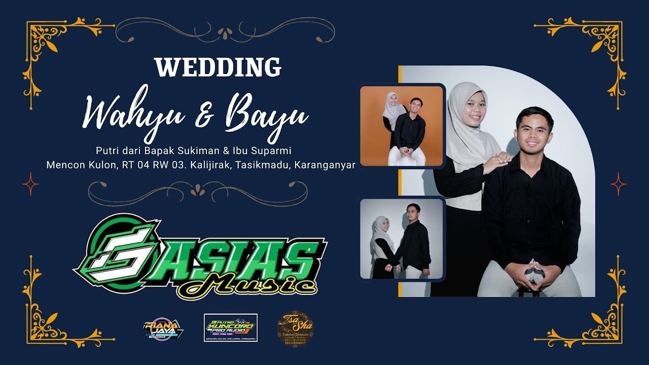 LIVE GASIAS MUSIK - WEDDING WAHYU & BAYU - PUTRA KUNCORO AUDIO - MENCON 14 - 09 - 2025