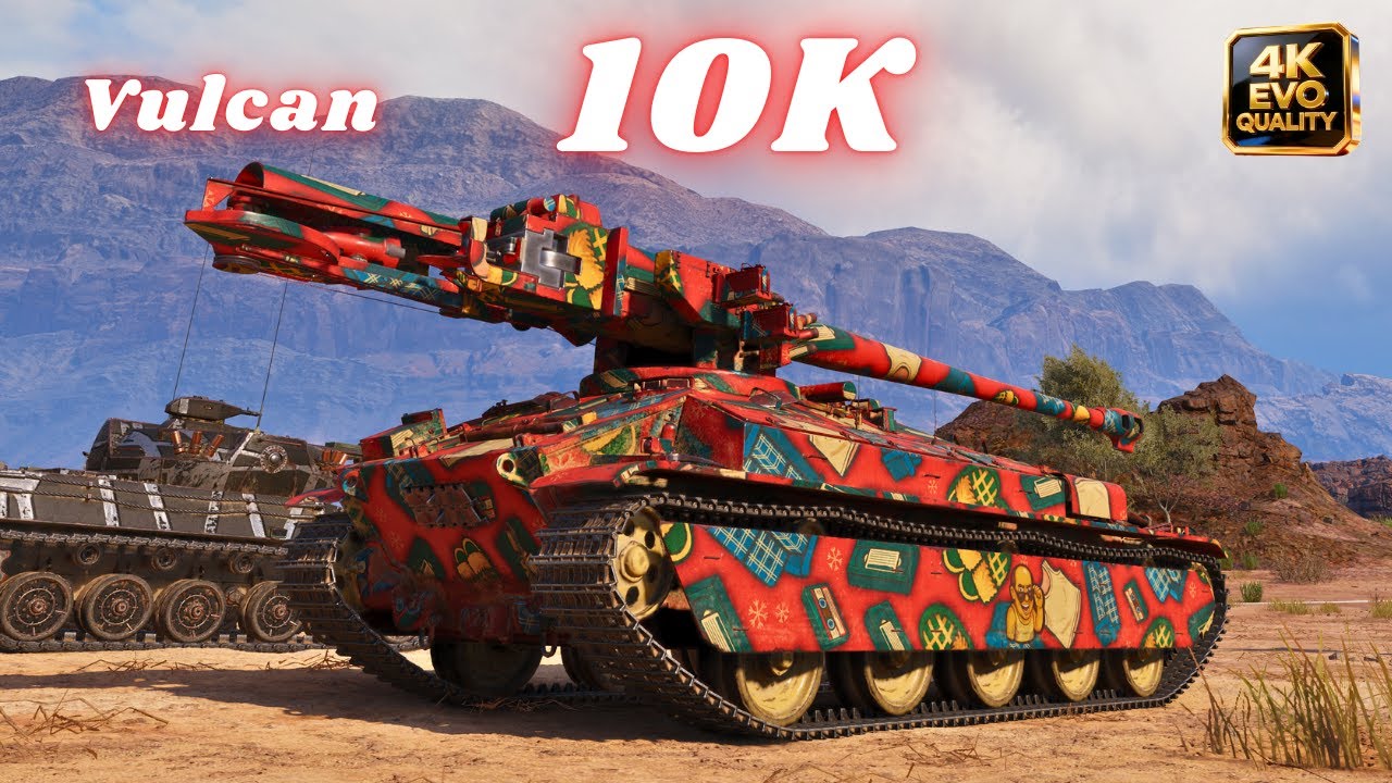 Vulcan 10K Damage 8 Kills World of Tanks