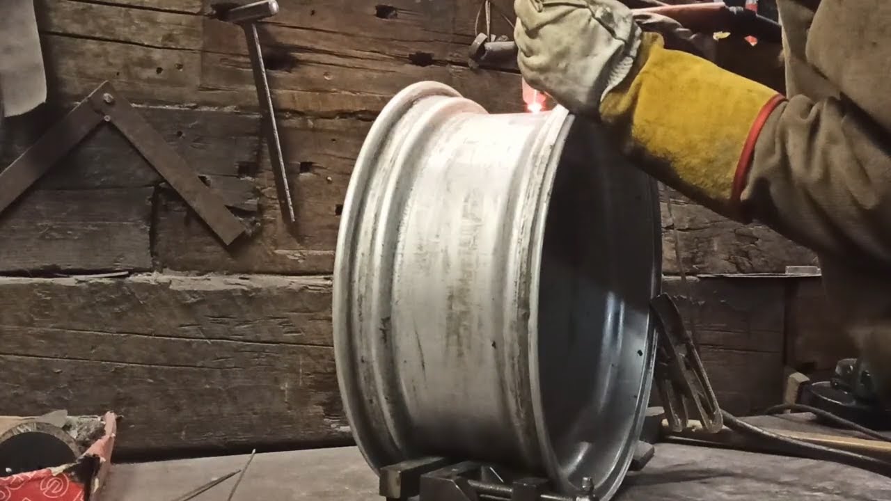 Сварка алюминиевого диска  / VIKING HTIG 200P MIX AC/DC PRO.