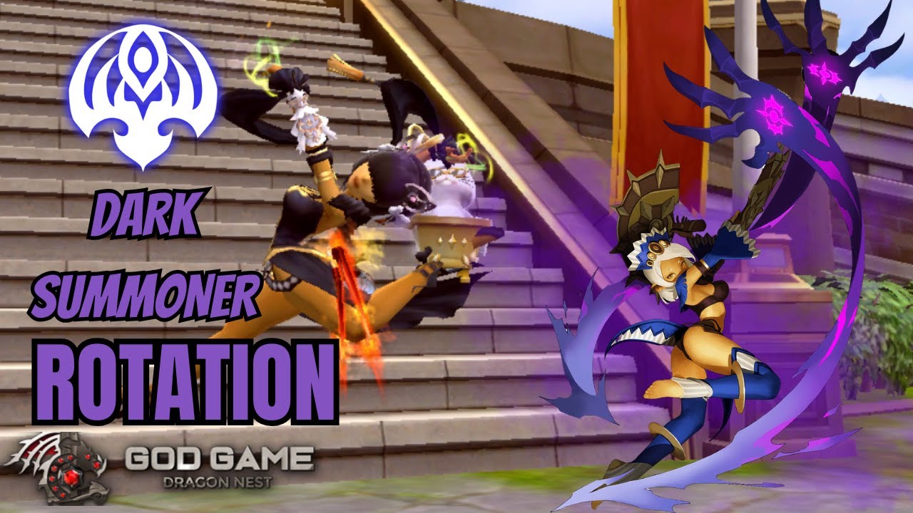 DARK SUMMONER ROTATION + EXPLANATION | GOD GAME DRAGON NEST