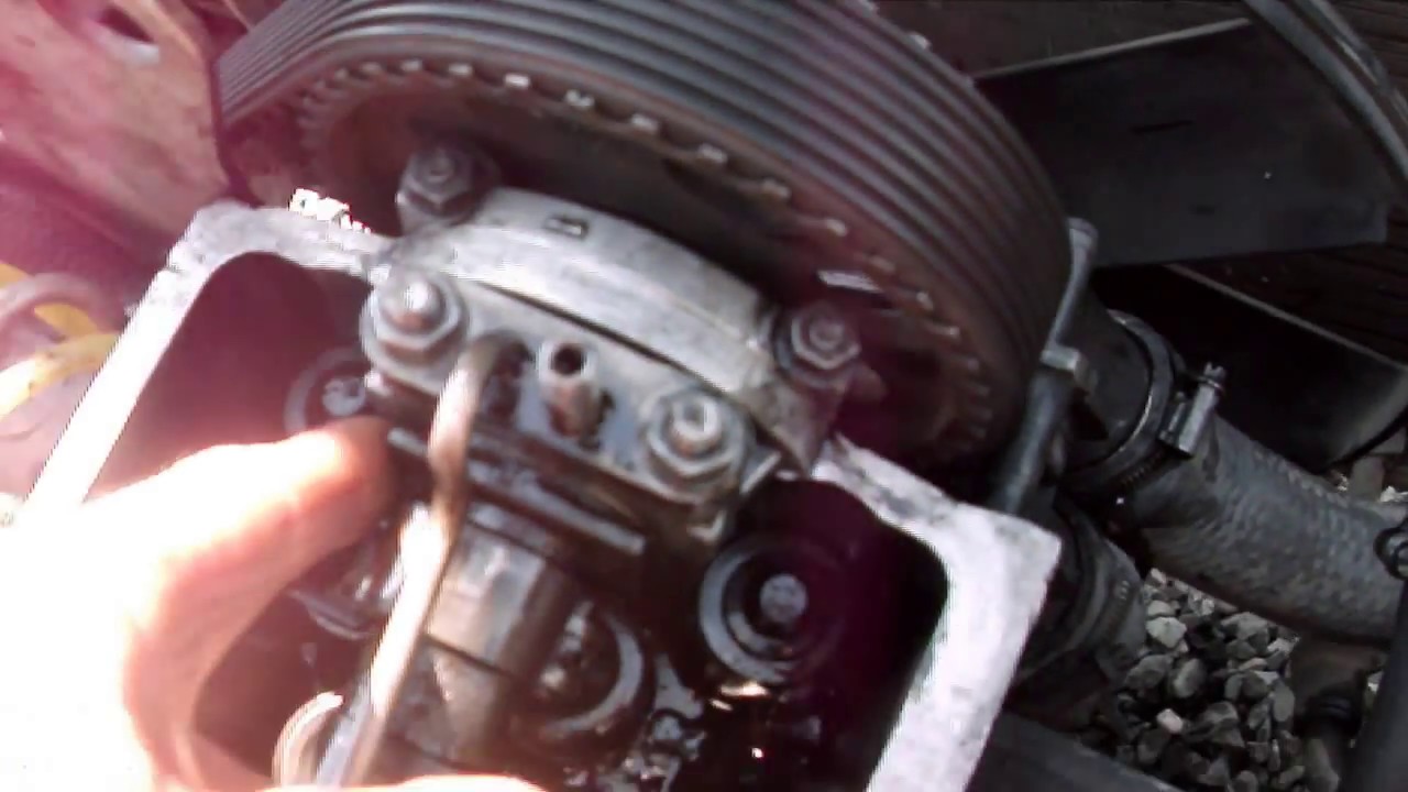 BMW E34 524td метки грм, регулировка клапанов