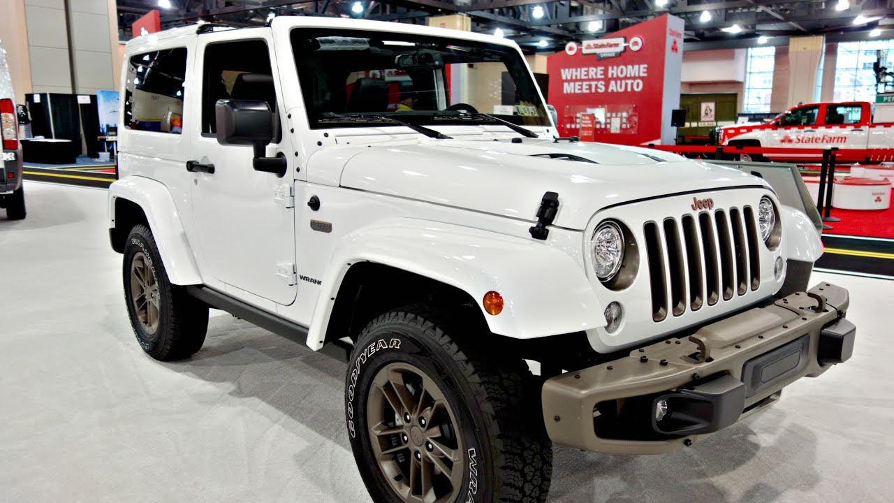 Обзор грузовика Jeep Wrangler 75th Anniversary 2017 года