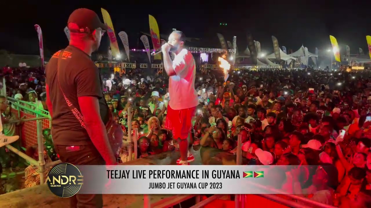 TEEJAY LIVE PERFORMANCE IN GUYANA 🇬🇾🇬🇾 | JUMBO JET GUYANA CUP CONCERT 2023