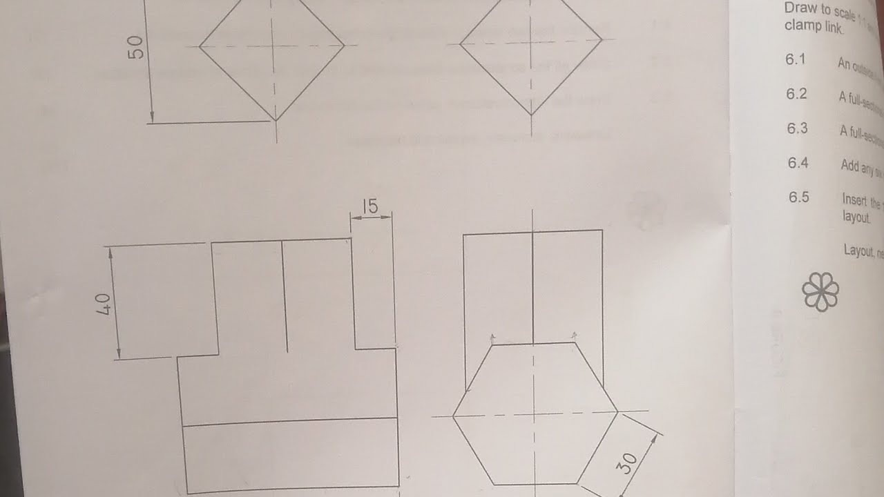 Engineering Drawing N2/Interpretation (29 November 2022) Q5
