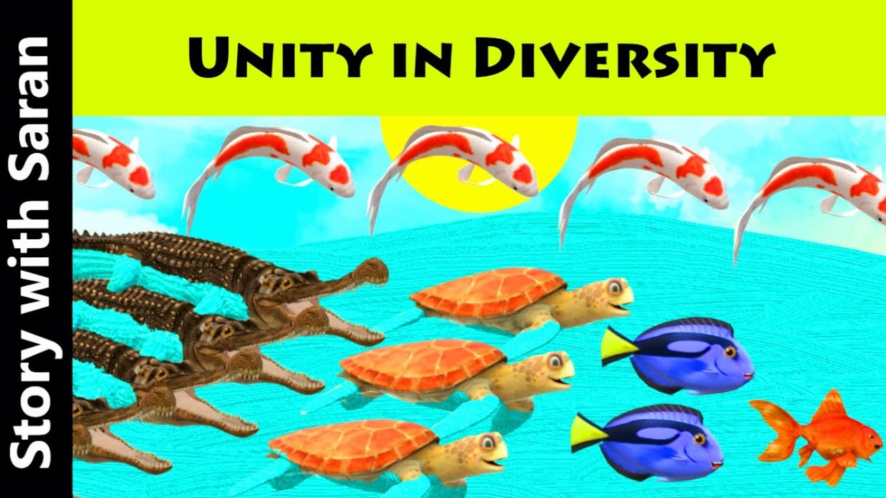 UNITY IN DIVERSITY | INDIAN REPUBLIC DAY moral story in English | Animal stories for kids in English