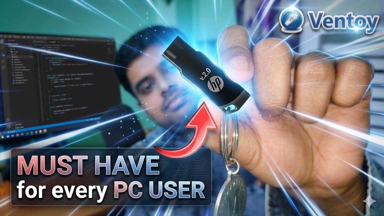 One Solution For All PC Problems ✅ | Ventoy Pendrive Creation | Full Tutorial (हिंदी)