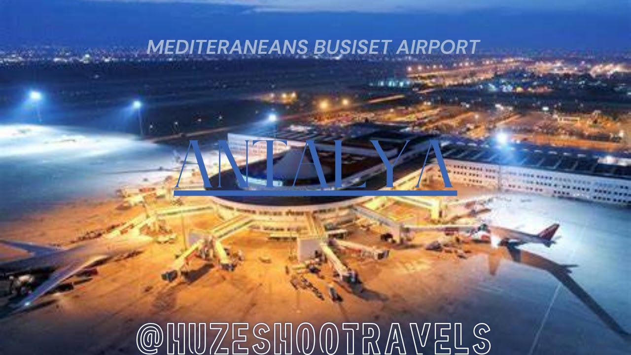 Antalya Airport Domestic Terminal 1. Duty Free (Busiest Airport in Mediterranean/Turkey) TURKIYE