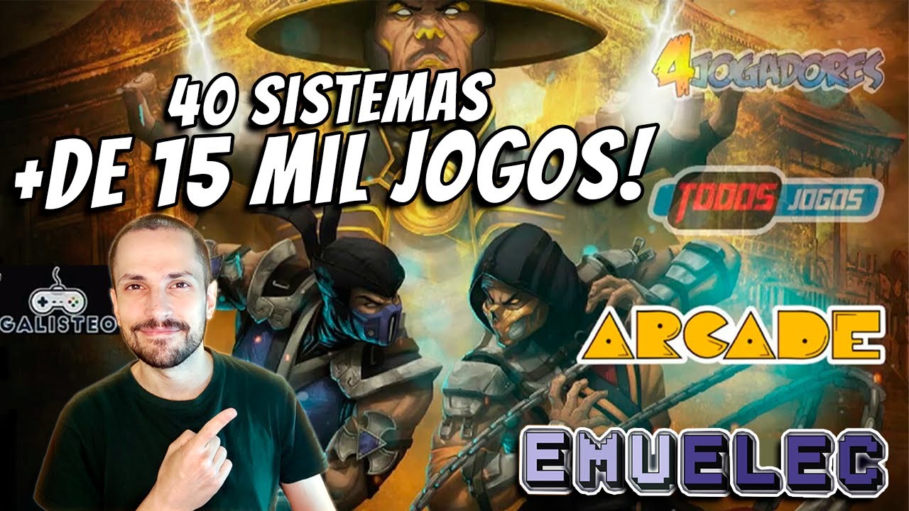 Review: Imagem Galisteo EmuELEC 3.9 128gb para TV Box S905X3 (T95 Max+), S905X2 e S922 com gameplay