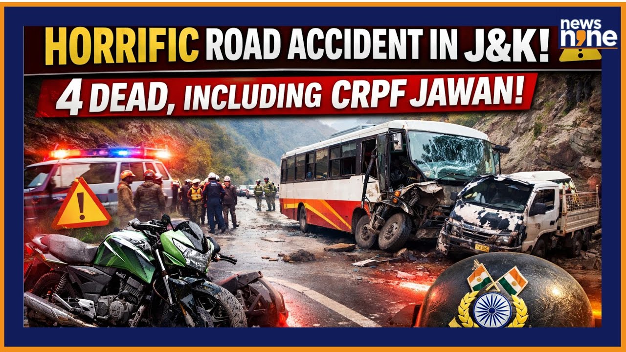 Tragic Udhampur Crash: 4 Dead Including CRPF Jawan on Jammu&ndash;Srinagar Highway