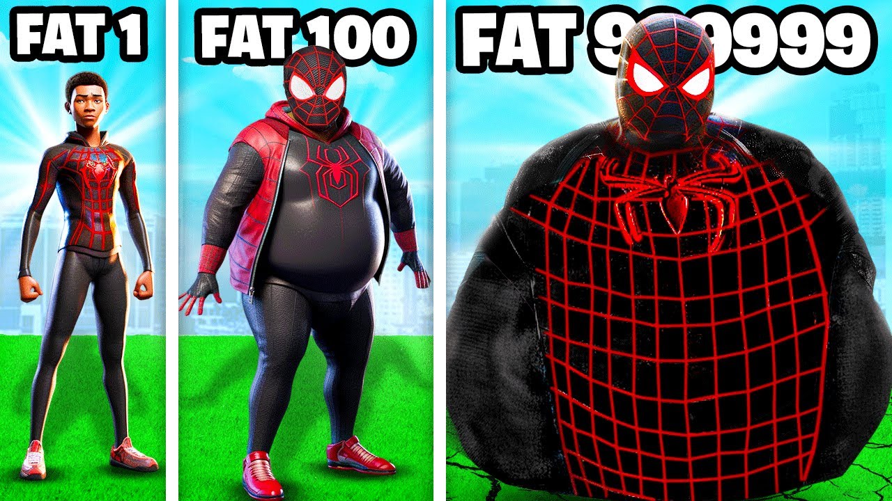 Growing FATTEST MILES MORALES In GTA 5!