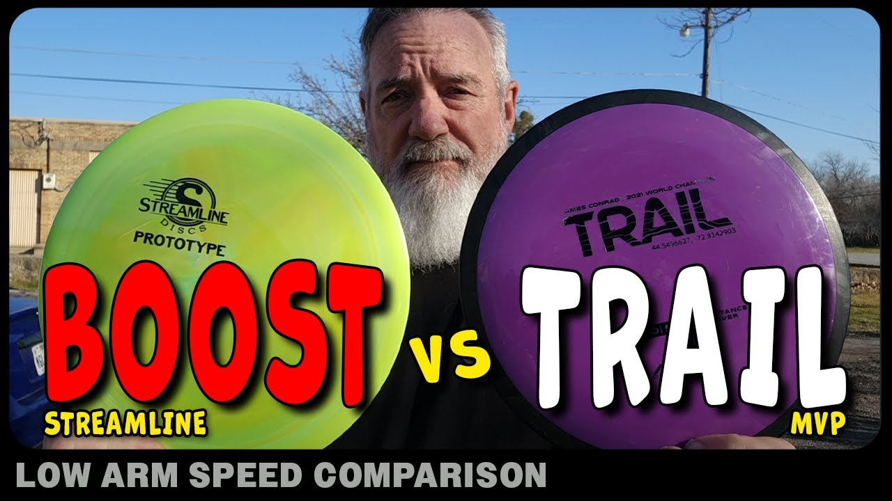 Streamline BOOST vs MVP TRAIL  - Low arm speed comparison - Beginner - Disc South Expo Exclusive