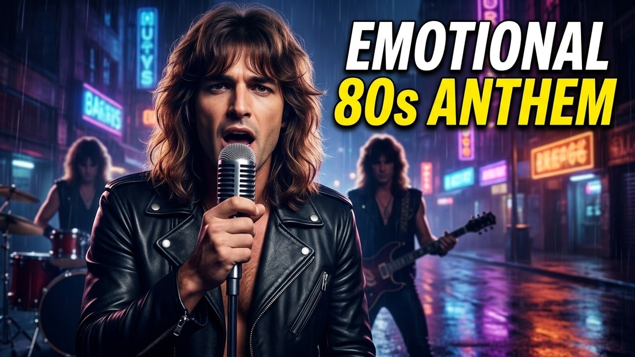 Shadows of Our Love 80s Rock Ballad (Official Lyric Video)