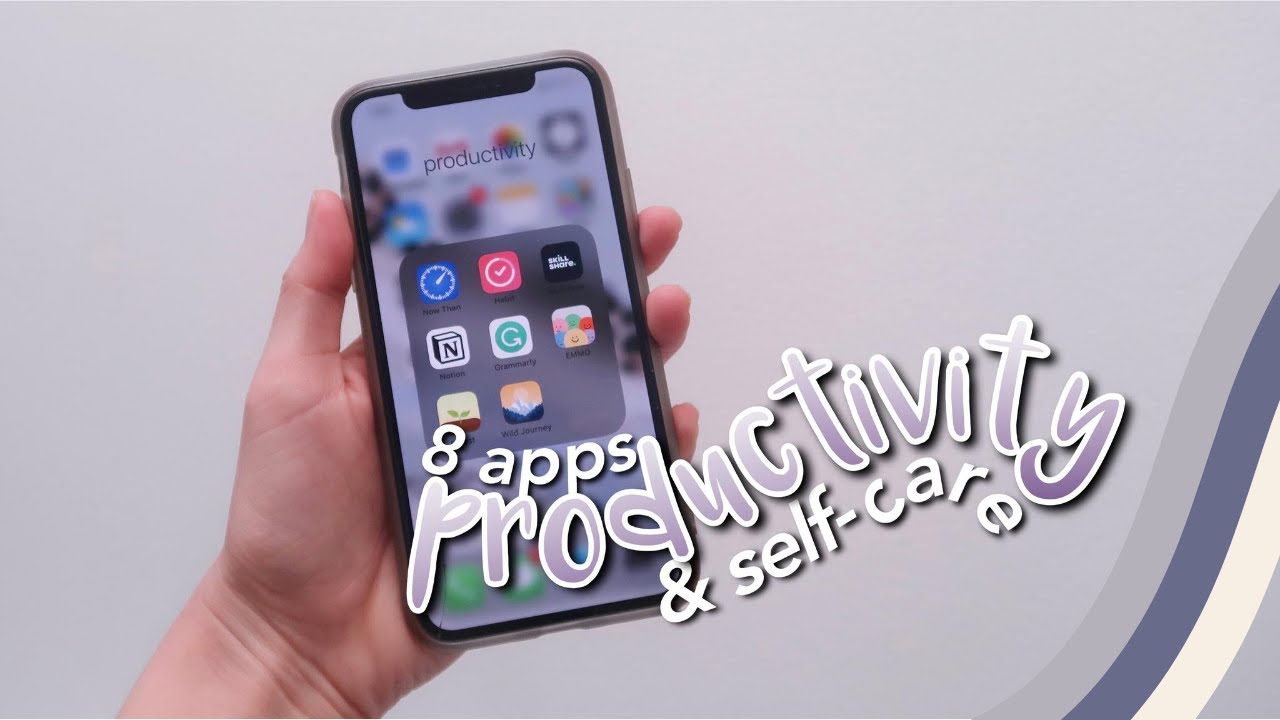 apps for studying, productivity & self-care🌱🥰
