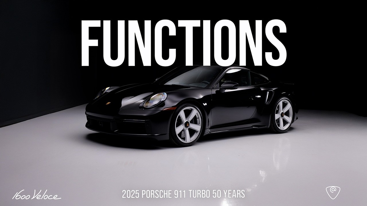 2025 Porsche 911 Turbo 50 Years | Functions