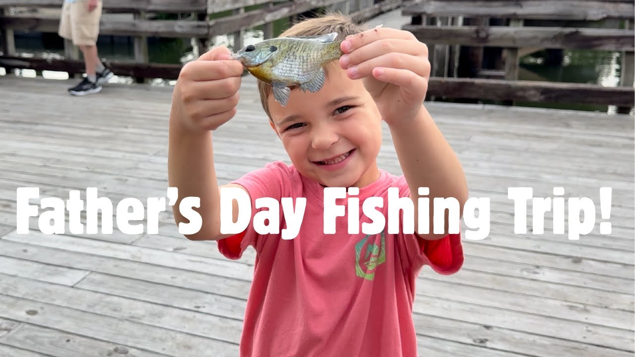 Father’s Day Fishing Trip 🎣 | 10 Bluegills with My Son!