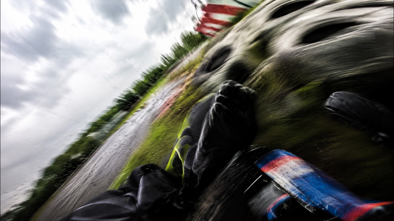 I FLEW out of the Go-Kart!