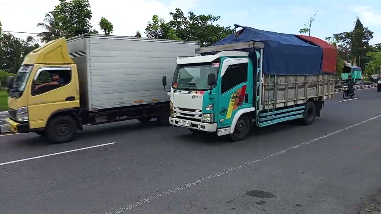 VLOGS❗🚍 TRUK - JALAN RAYA - PEDESAAN. @Restu.Chanel.2