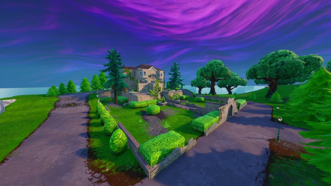 Mansión Abandonada (Fortnite OG) 🌩️ | Ciclo Diurno y Tormenta – Fortnite Atmosphere