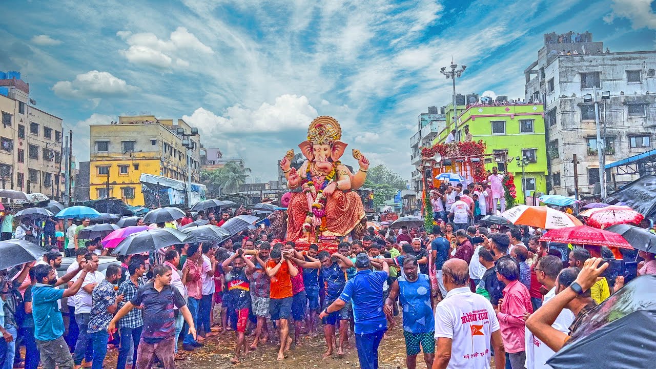 Mumbai Ganpati Visarjan 2022 | Andheri Cha Raja Visarjan at Versova Chowpatty 2022 | Ganesh Visarjan