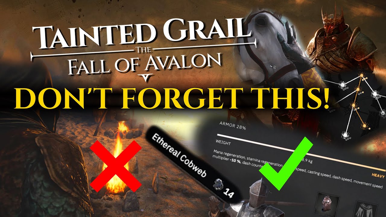 Руководство для начинающих: более 20 ошибок и важные советы в Tainted Grail
