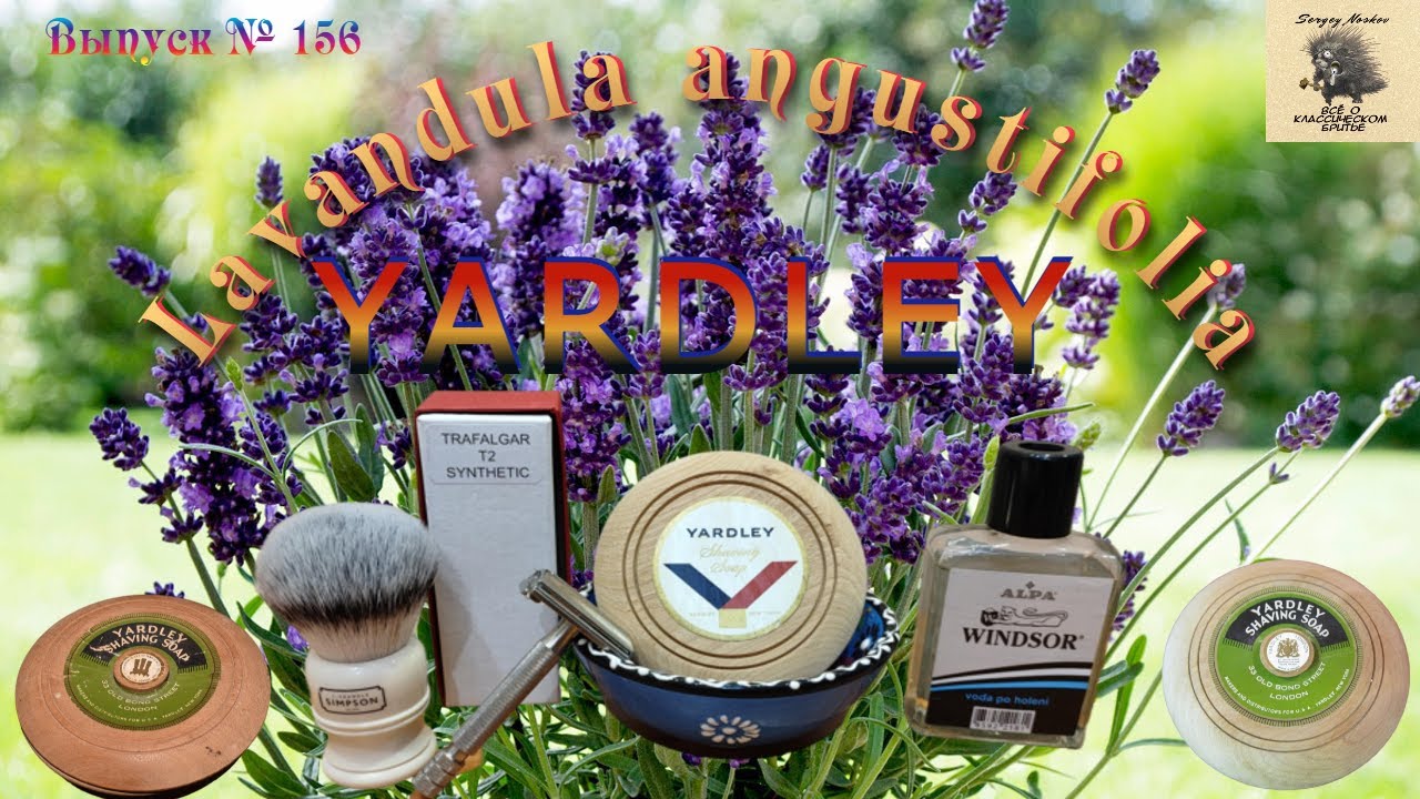YARDLEY, мыло для бритья и история компании. Помазок Simpsons Trafalgar T2.
