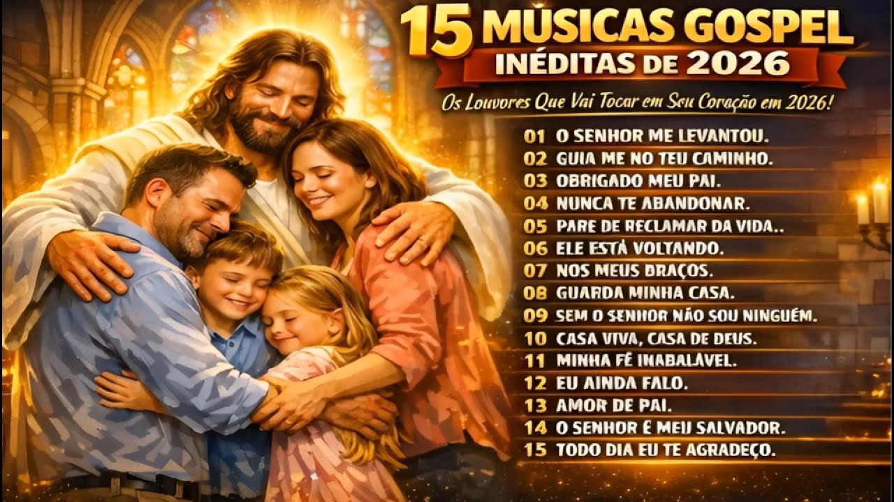 15 MÚSICAS GOSPEL INÉDITAS DE 2026, Louvores Que Vai Acalmar Corações em 2026