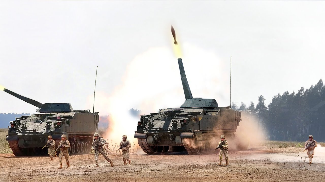 US Army Test Firing New Armored Combat Vehicles With Massive Firepower