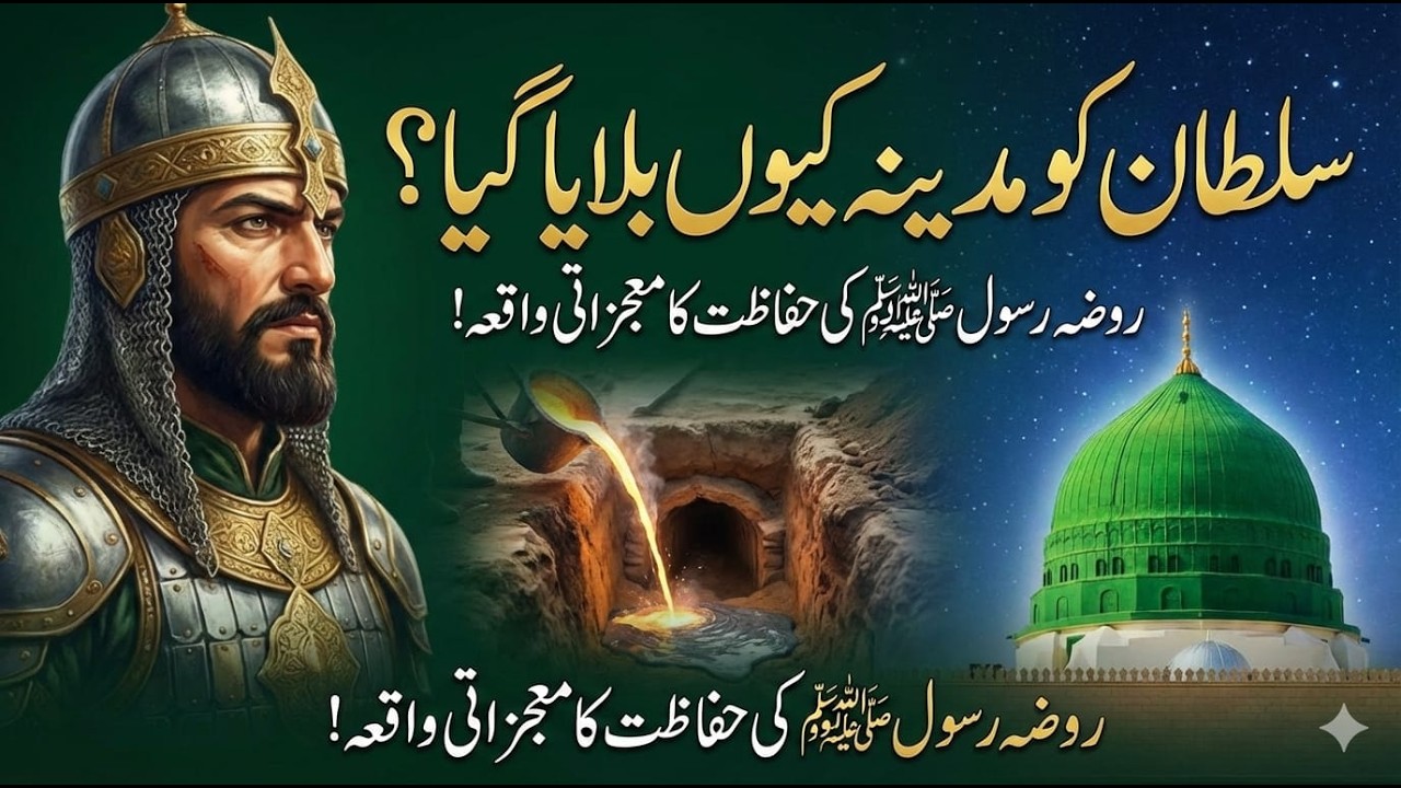جب سلطان نور الدین زنگی کو مدینہ سے بلاوا آیا! | Protection of Roza-e-Rasool ﷺ | Kitab Nama