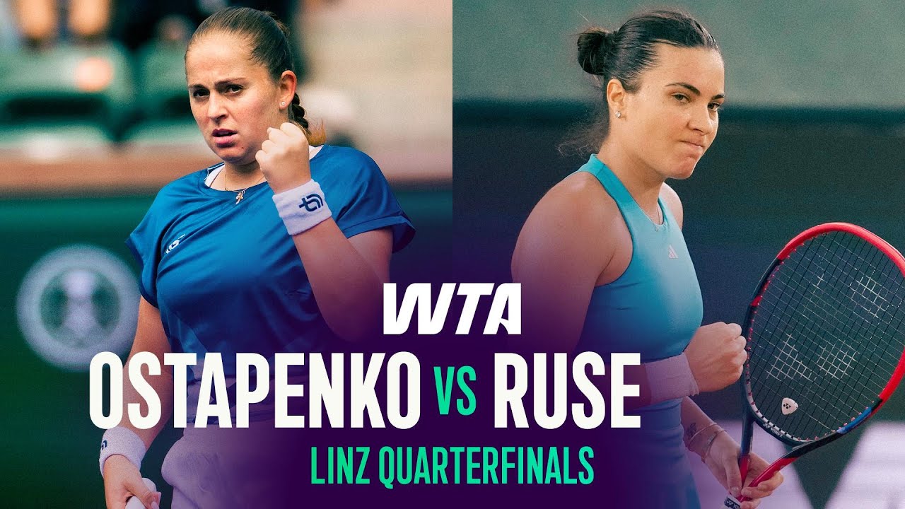 Jelena Ostapenko vs. Elena-Gabriela Ruse | 2026 Linz Quarterfinal | WTA Match Highlights