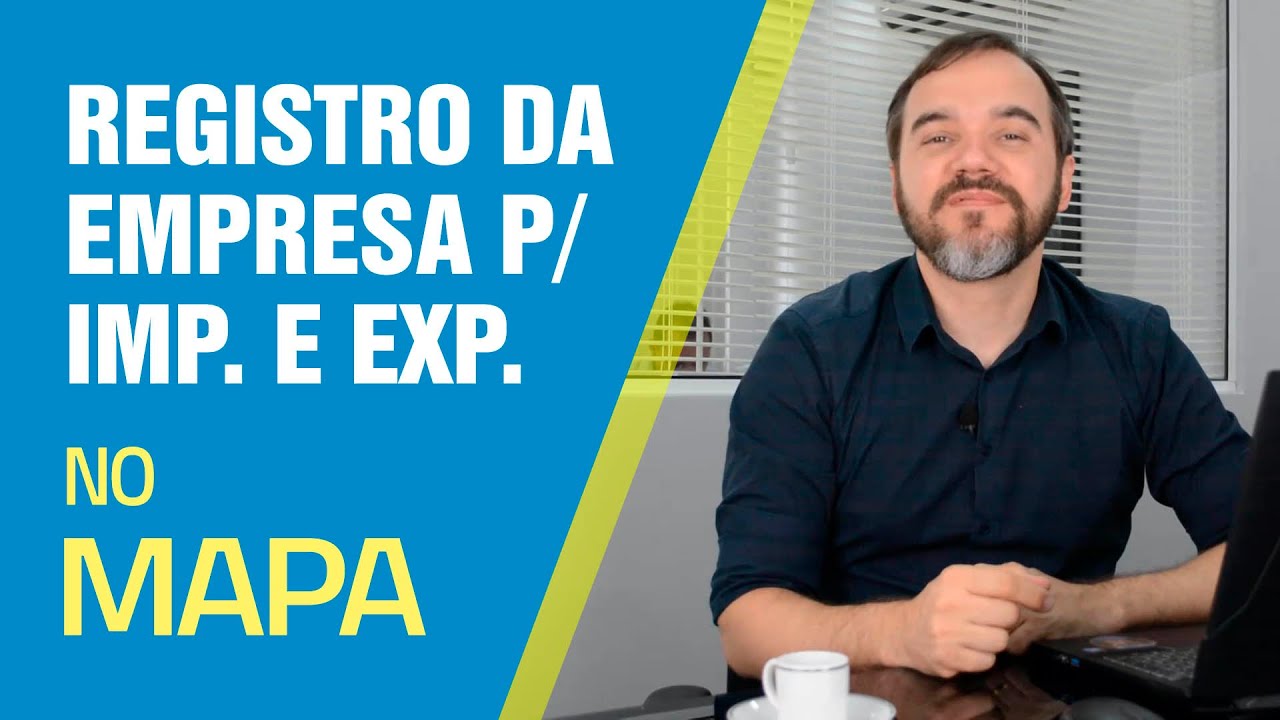 MAPA -  Registro de Estabelecimento do Importador / Exportador