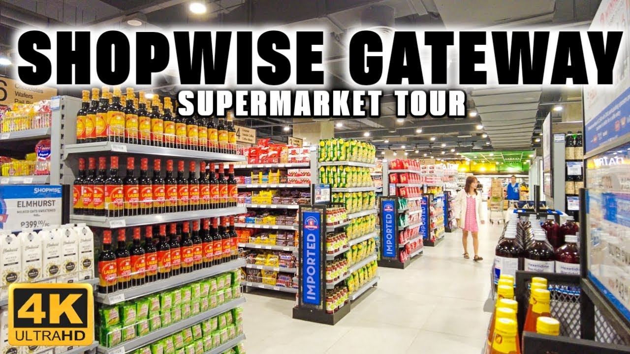 [4K] Grocery Shopping Tour at SHOPWISE INTERNATIONAL Araneta City Cubao!